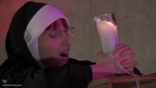 Illicit Lust For Naughty Nun And Horny Priest Leads To Wild Orgasmic Release In Candlelight