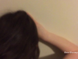 White Brit Teen Slut Rides Then Gets Doggystyled By Her Indian Daddy. IMWF